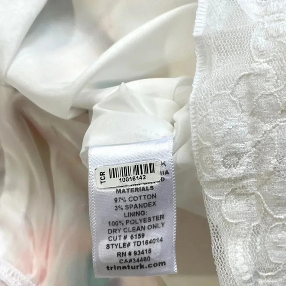 Trina Turk Sleeveless Floral Print Sheath Dress - Picture 3 of 4